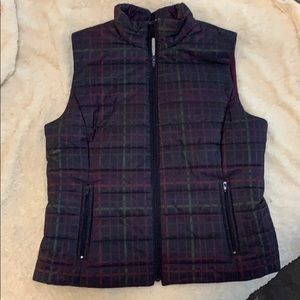 LOFT plaid vest